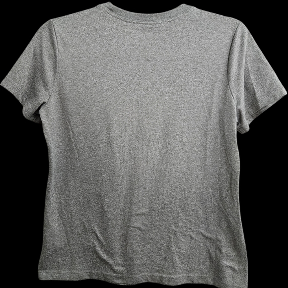 Nike Meduim Dri-Fit Tee, Gray with Black Swoosh - Picture 2 of 4